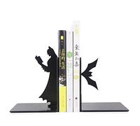Creative Book Ends, metalli pesanti Bookends Prenota Divisori Home Office decorativo Libro Student regalo stand (Color : Black, Size : C)