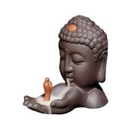 Creative Buddha Hand Incense Holder Bergamot Dragon Head Backflow Incense Burner Stick Censer for Relaxation And Home Decoration (E) (A)