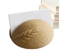 Creative Business Card Display, Dough Bread Shaped Card Holder, 1,77 x 1,77 Inches Desktop Contatto Information Storage Stand for Bakeries and Cafes, Office Desk Accessory for Meetings and Conferences