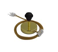 creative cables Alzaluce per Paralume - Lampada da Tavolo in Metallo - 5 cm, Ottone