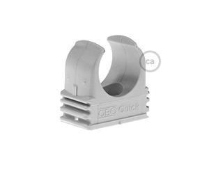 creative cables - Clip fissatubo in plastica, diametro 20 mm, per Creative-Tube - 1