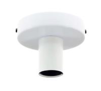 creative cables Fermaluce Metallo, la sorgente luminosa in metallo a parete o soffitto. - Senza lampadina, bianco opaco