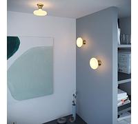 creative cables Fermaluce, punto luce da parete o soffitto metallico - senza lampadina, oro