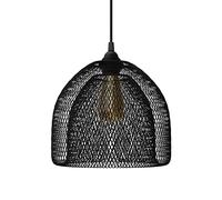 creative cables - Gabbia paralume GhostBell XL in metallo con attacco E27 - Nero