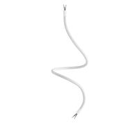 Creative Cables Kit Creative Flex RM01 – tubo flessibile 90 cm, rivestito in tessuto, Bianco opaco