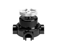 Creative-Cables Kit interruttore/deviatore con manopola e base a 3 uscite (Nero con manopola bianca, Interruttore Ø 66,5 mm, Base Ø 110 mm) - In porcellana - Per Creative-Tubes