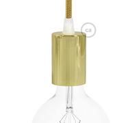creative cables - Kit portalampada E27 cilindrico in Metallo - Conico, Ottone