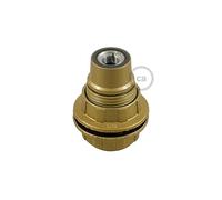 creative cables Kit portalampada E14 in bakelite con Doppia ghiera per Paralume - Oro