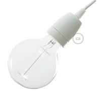 creative cables - Kit portalampada E27 in Porcellana - Bianco