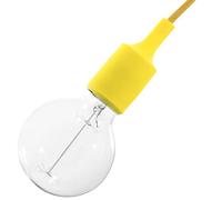creative cables - Kit portalampada E27 in Silicone - Giallo
