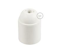 creative cables - Kit portalampada E27 in termoplastica - Bianco