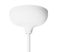 creative cables Kit rosone per lampadario da soffitto con interruttore (serracavo conico, silicone bianco, Ø 88 mm, 1 foro) - Fissaggio a staffa per lampadari e sospensioni singole