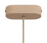 creative cables Kit rosone in Legno Ovale - Neutro