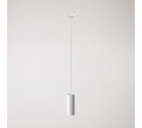 creative cables - Lampada a sospensione con paralume Tub-E14 per binari -lampadina inclusa