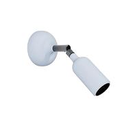 creative cables - Lampada Fermaluce in silicone con snodo e con interruttore incorporato - Senza lampadina, Blu carta da zucchero