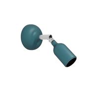 creative cables - Lampada Fermaluce in silicone con snodo - Senza lampadina, Petrolio