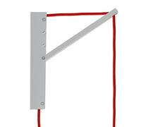 creative cables - Pinocchio, Supporto a Muro Regolabile in Legno per lampade a Sospensione - Bianco