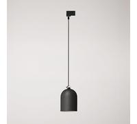 Creative Cables - Sospensione per binario con paralume mini Campana in ceramica -lampadina inclusa