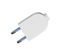 Creative Cables – Spina 2 poli 10 A – Certificata IMQ – Per cavi 2x0,75 mm² – Bianco