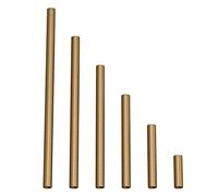 Creative-Cables Tubo di estensione in metallo da 5 cm di lunghezza - (Bronzo satinato, diametro esterno 13 mm, diametro interno 9 mm) - Per lampade a sospensione o da tavolo - Con filettatura M10x2