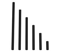 creative cables - Tubo di estensione in metallo per lampade a sospensione o da tavolo - 15 cm, Nero