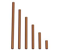 creative cables - Tubo di estensione in metallo per lampade a sospensione o da tavolo - 20 cm, Rame satinato