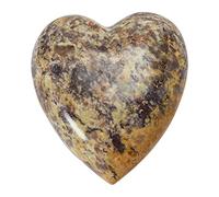 Creative Co-op Decorativo Boho Pietra ollare Cuore Accento Decorazione, Multicolore