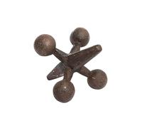 Creative Co-op Retro Decorative Cast Iron Jack, ruggine - NUOVO