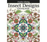 Creative Coloring Insect Designs Coloring Book (Tascabile)