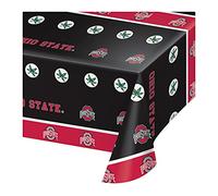 Creative Converting 318563 - Copritavolo in plastica, motivo bandiera bandiera 12'