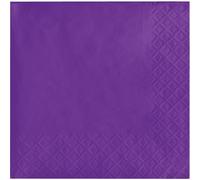 Creative Converting 318923 50 Count 3-ply Beverage Napkins, Ametista Amethyst