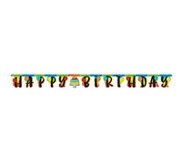 Creative Converting 332470 - Striscione Hoppin birthday Decoration, 8,2 x 0,2 x 10,5", multicolore