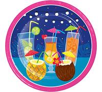 Creative Converting 343248 - Piatti da dessert con lanterne estive, 7", multicolore