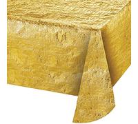 creative Converting 38321 Metallic Tablecover, 54 da 274,3 cm oro