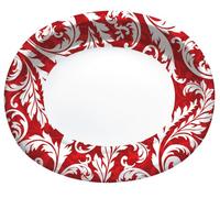 Creative Converting 66706 - Piatti di carta ovali, 8 pezzi