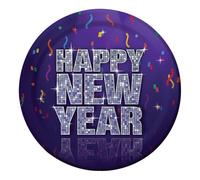 Creative Converting 8 piatti di carta Bling di Capodanno