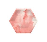 Creative Converting Acquerello Lavare Piatti Rosa Dessert, 8"