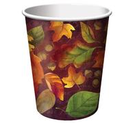 Creative Converting Autumn Reverie Hot or Cold Beverage Cups, 8 Count