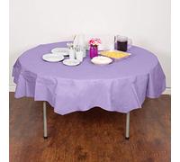 Creative Converting PC923265 - Tovaglia in carta ottagonale a righe, 1 pezzo, colore: Lavanda