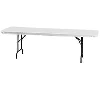 creative Converting Plastic Stay Put banquet Table cover, 30 da 243,8 cm, bianco