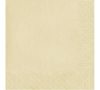 Creative Converting Touch of Color 2-Ply 50 Count Paper Lunch Napkins, Ivory
