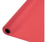 Creative Converting - Tovaglia in plastica per banchetti, 101,6 x 100 cm, colore: corallo