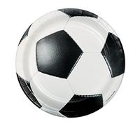 Creative Convertting- Piatto 18 cm, Calcio Fanatic Soccer, Multicolore, 8C417966
