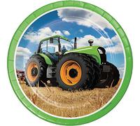 Creative Convertting Piatto 23 cm Trattore - Tractor Time