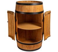 Creative Cooper - Barile Con Porta, Botte In Legno, Armadietto Per Vino In Stile Retr? , Portabottiglie In Legno, Da 80 Cm Di Altezza, Elegante Decora