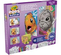 Creative - CRAYOLA - POPS Set regalo 3D Color Pops - Più di 12 attività 3D! bambini di 6 anni