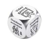 Creative Decision Dice | Decision Dice Coppia Creative Date Night Gioco Idee Gioco Divertente Acciaio Novità Giocattoli per Fidanzata & Fidanzato