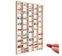 Creative Deco Bacheca da Parete Portaoggetti, Scaffale Verticale, Espositore 90 Vani Divisori Scomparti Regolabili, 78,8x50x4cm, Mensola, Vetrina Espositiva, Portagioie per Stoccaggio Decorazione