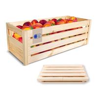 Creative Deco Cassetta Pieghevole in Legno, 69 x 29,5 x 23,5 cm