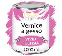 Creative Deco Chalk Paint Vernice a Gesso Fucsia | 1L | Vernice per Legno